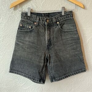 Gorgeous vintage washed black denim Levi’s, size 24